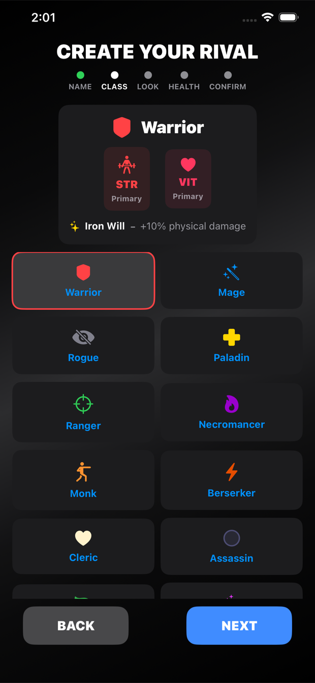 Choose from a deep roster of character classes